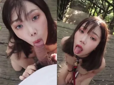 Public khỏa thân bị anh dắt như chó vừa dắt vừa mút cu