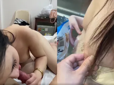 Nắc em phương thảo vú đẹp từ từ thang máy đến ban công